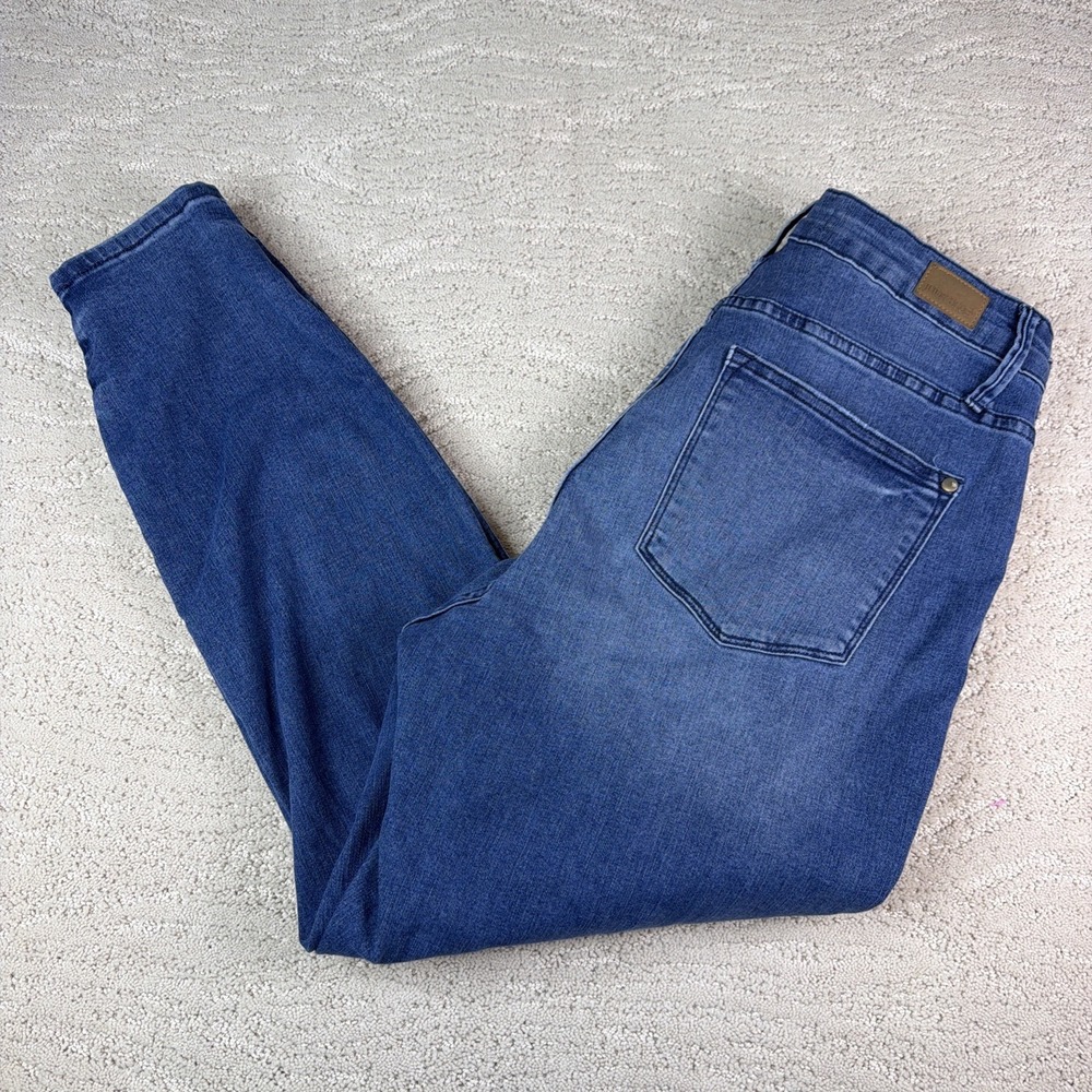 Women's Judy Blue Size 16W Skinny Fit High Rise Tummy Control Jeans Stretch